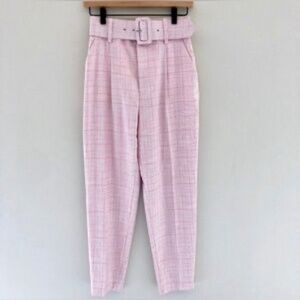Zara Pink Straight Leg Pants